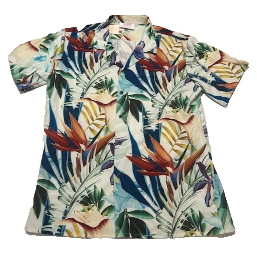 Hawaii Hangover Men's Colorful Hawaiian Bird of Paradise Shirt NWT‎ - Size XL